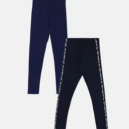 Fame Forever by Lifestyle Girls Pack Of 2 Printed Leggings-picture-15