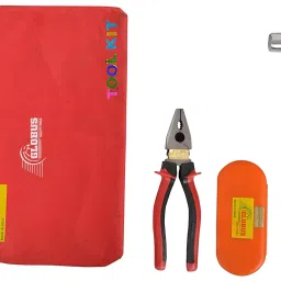 GLOBUS 823 Hand Tool Set (Red And Black) Plus Free Tool Kit Bag (Pack Of 4)-15