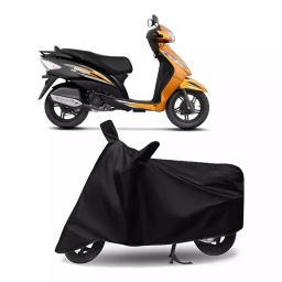 Auto Pearl Bike Cover for Hyosung Wego (Black)-image-18