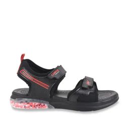 Campus Men's Black Floater Sandals-image-74