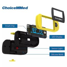 CHOICEMMED OLED Display Yellow and Black Color Finger Tip Pulse Oximeter MD300C20 image 5