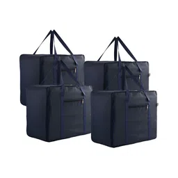 Aura Navy Blue 4 Pieces Multi-Utility Organisers-17