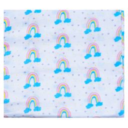 Thread Fairy Organic Muslin Baby Blanket Swaddle Set - Vibrant Rainbow Multicolor-image-95