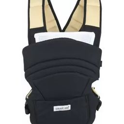 Chinmay Kids 3 in 1 Premium Baby Carrier Bag With Adjustable Strap & Head Support Line Black Cream-28
