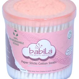 Babila Cotton Ear Buds & multifunctional cotton swab stick-100 PCS  White-picture-16
