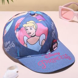 Babyhug Disney  Summer Cap With Disney PrincessPrint - Navy Blue-image-86