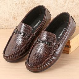 Pine Kids Slip On  Loafer Shoes -  Brown-picture-7