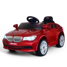 Mekashi Battery Operated Ride On Car for Kids - Metallic Red-image-53
