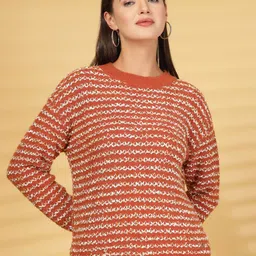 Juelle Women Striped Pullover-image-97
