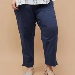Moiree by Lifestyle Women Plus Size Cotton Trouser-image-11