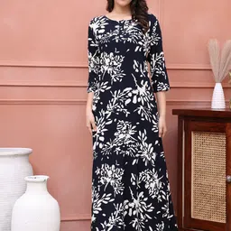 Claura Printed Maxi Nightdress-image-72