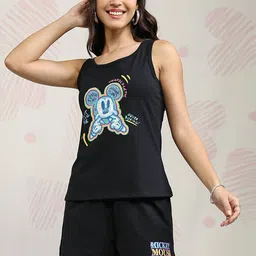 Tokyo Talkies Printed T-Shirt With Shorts Co-Ords-image-68