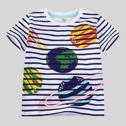 LULU & SKY Boys Striped Applique T-shirt-picture-25