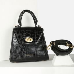 Van Heusen Woman Textured Structured Satchel Bag-41