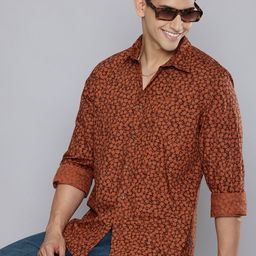 Aeropostale Floral Printed Pure Cotton Casual Shirt-image-2