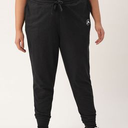 Rute Women Plus Size Black Joggers-image-50