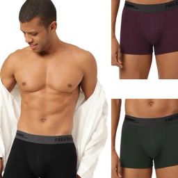 Freecultr Multi Comfort Fit Trunks - Pack of 3-16