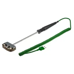 RS PRO K Bow Surface Temperature Probe, 110mm Length, 60mm Diameter, +180 °C Max, With SYS Calibration Model No 2020865-11