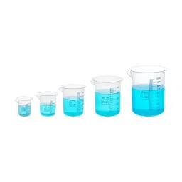 Supertek Polypropylene Beaker Set With Screen Printed Graduation,CH10160 (Set of 5)-8