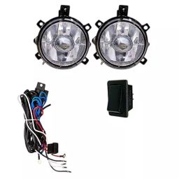 Auto Pearl Fog Lamp Light with Wiring Kit Compatible For Ford Figo Type-13