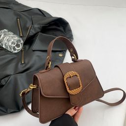 CORSICA PU Women Brown Solid PU Shopper Bag With Detachable Sling Strap-picture-30