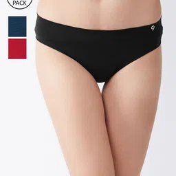 C9 AIRWEAR Women Multi Solid Pack of 3 Hipster-image-60