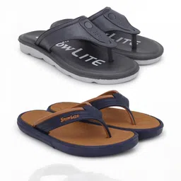 KAPYANSH Men Multi Flip Flops-picture-12