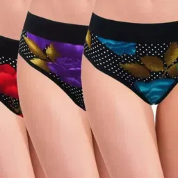 FiveFlag Mid-Rise Cotton Blend Briefs-image-7