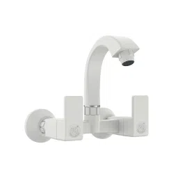 RN PTMT Sink Mixer Wall Mount White 20 mm Faucet Hole, RNANP01A18-image-38