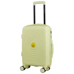Nasher Miles Goa Hard-sided Polypropylene Cabin Olive Green Yellow 20 inch |55cm Trolley bag-image-92