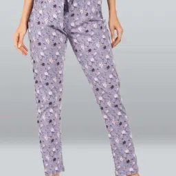 Lyra Purple Printed Pyjamas-image-28