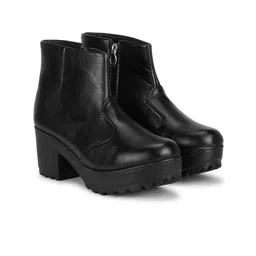 Commander Shoes Block-Heeled Winter Boots-picture-29