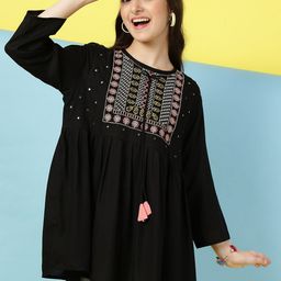 Ishti Girls Floral Embroidered Top-image-68
