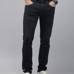 U.S. Polo Assn. Denim Co. Men Brandon Slim Tapered Fit Mid-Rise Stretchable Jeans-picture-0