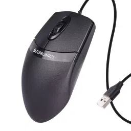 Zebronics Zeb-Spin Black Wired Mouse-26