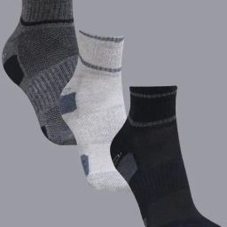 Dollar Multicolor Self Design Socks - Pack of 3-image-8