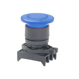 Essen Deinki PCB5 Series Spring Return Blue Mushroom Head Non Illuminated Switch Actuator-10