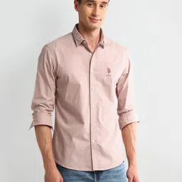 U.S. Polo Assn. Denim Co. Men Classic Slim Fit Opaque Casual Shirt-image-88