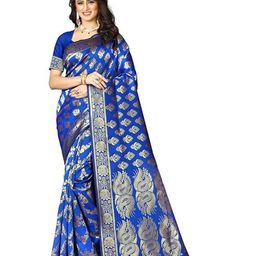 Moda Rapido Woven Design Pure Silk Banarasi Saree-image-5