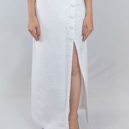 House of Harakh A-Line Front Slit Maxi Skirts-picture-17
