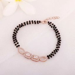 GIVA 92.5 Sterling Silver Mangalsutra Bracelet for Women-picture-27
