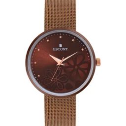 Escort E21507405BRNM9 Analog watch for Women-image-84