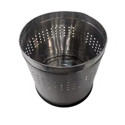 MOFNA Silver Stainless Steel Planter Open Top Dustbin 14x14 Inch, MSS903-image-5