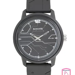 Sonata Volt Men Charcoal Analogue watch 77085PP01-14