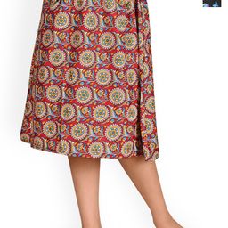 BAESD Girls Pack Of 2 Floral Printed Knee-Length Skirts-image-39