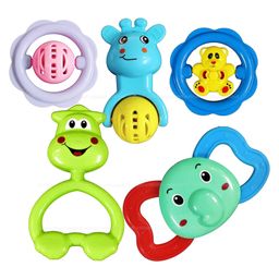 FunBlast Rattles and Teether Pack of 5 - Color & Design May Vary-24
