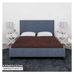 Sassoon Laika King Size Waterproof Mattress Protector - Cocoa-image-67