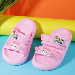 PASSION PETALS Animal Applique Detailed Flip Flops - Pink-image-82