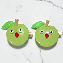 Jolly Faces Set Of 2 Girls Alligator Hair Clip-picture-29