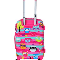 DParani Hard Case Trolley Bag Owl Print - 20 Inches & Backpack - 13 Inches image 3
